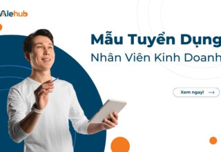 Mẫu đơn thông báo Tuyển Dụng Nhân Viên Kinh Doanh