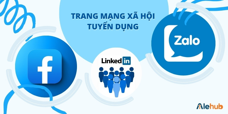 kênh tuyển dụng nhân viên kinh doanh qua các Trang mạng xã hội 