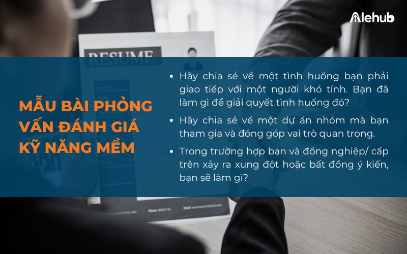 Mẫu Bài Phỏng Vấn Đánh Giá Kỹ Năng Mềm