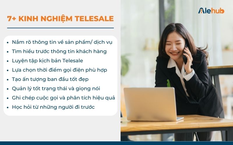 7+ Kinh Nghiệm Làm Telesale Bạn Nên Biết