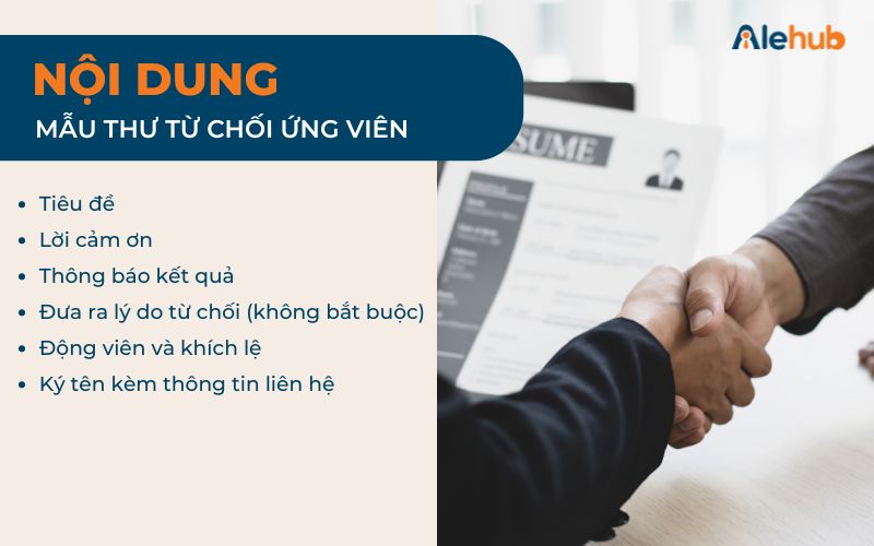 Nội Dung Cần Có Trong Email Từ Chối Ứng Viên