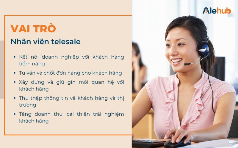 Vai trò của Nhân viên Telesales