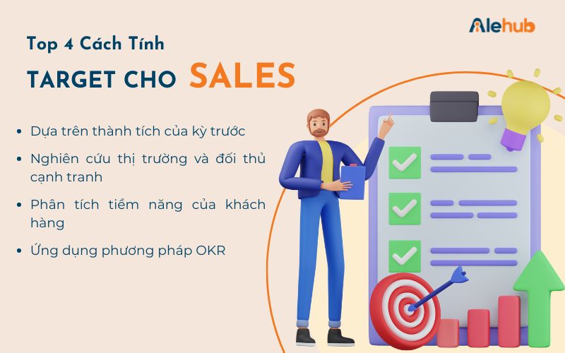 4 Cách Tính Target Cho Sales Hiệu Quả