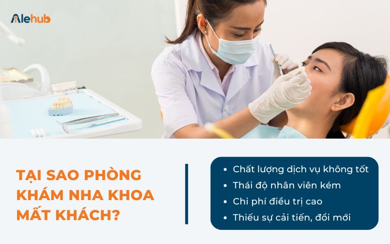 Nguyên nhân khiến Phòng khám Nha khoa mất khách