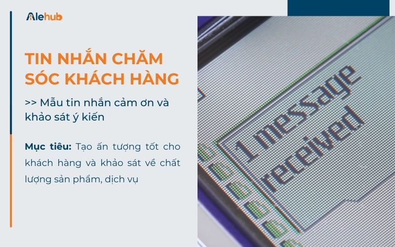 Kịch Bản Chăm Sóc Khách Hàng Sau Bán Hàng: Mẫu Tin Nhắn Cảm Ơn Và Khảo Sát Ý Kiến