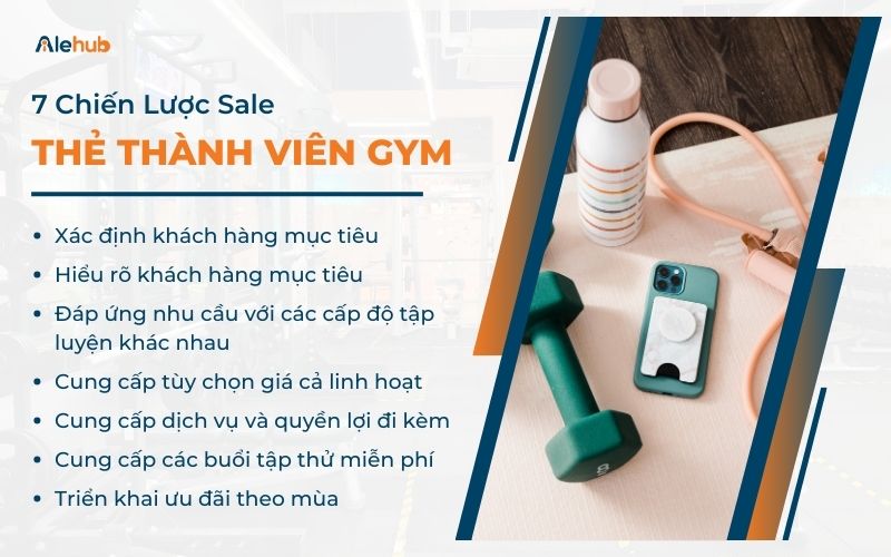 7 Chiến Lược Sale Thẻ Thành Viên Phòng Gym Hiệu Quả