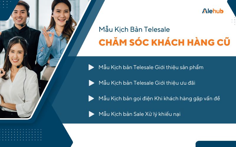 Mẫu Kịch Bản Telesale Chăm Sóc Khách Hàng Cũ