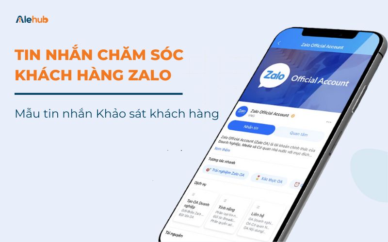 Mẫu tin nhắn Khảo sát khách hàng