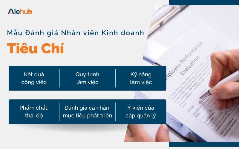 Tiêu Chí Cần Có Trong Bảng Đánh Giá Nhân Viên Kinh Doanh