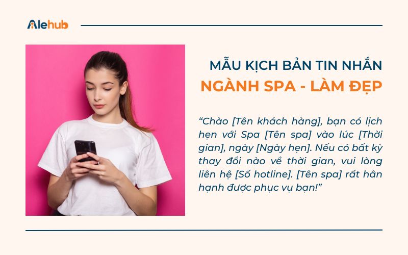 Mẫu Tin Nhắn Chăm Sóc Khách Hàng Ngành Spa - Làm Đẹp